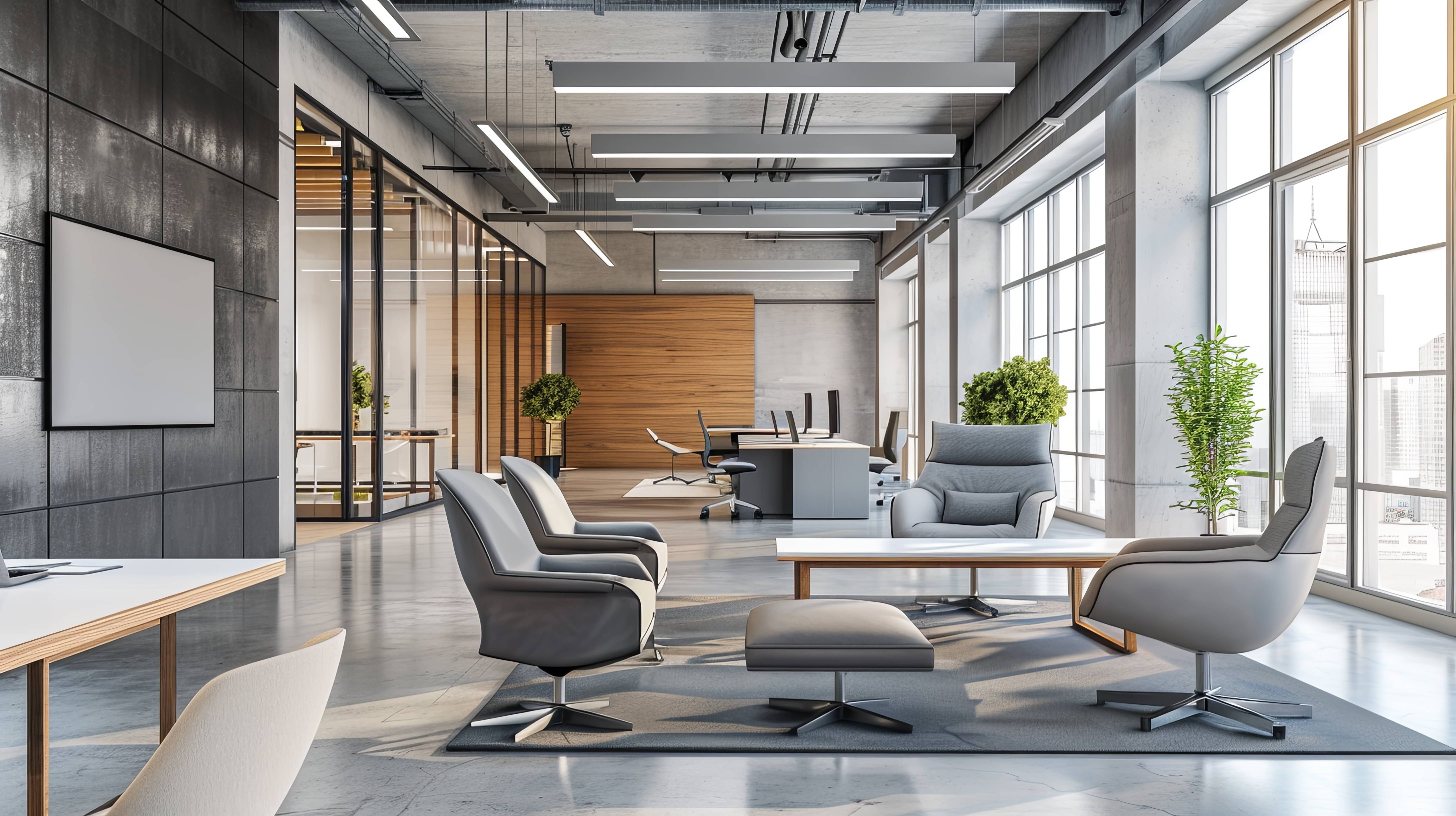 Industrial Office Interior in Hyderabad